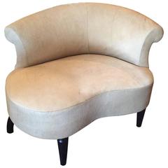 Pony Hair Free-Form Chair