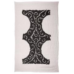Vintage Uzbek Embroidery/Applique, Bed Spread/Wall Hanging