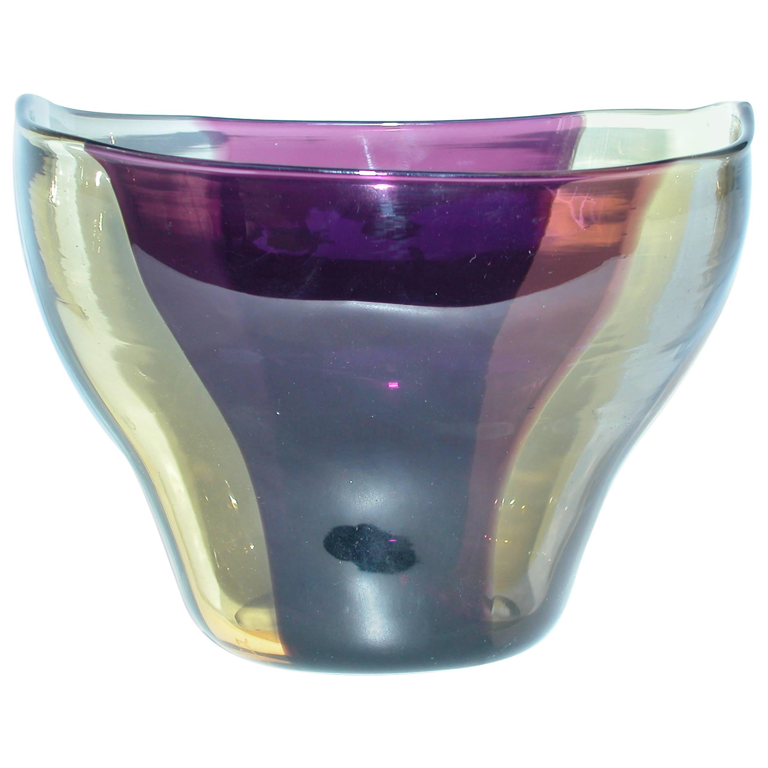 Spicchi Bowl by Fulvio Bianconi for Venini For Sale