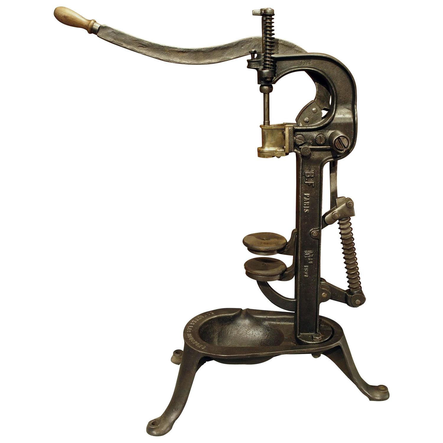 Large Antique Wine Corker from France, "La Meilleure", Paris at 1stdibs