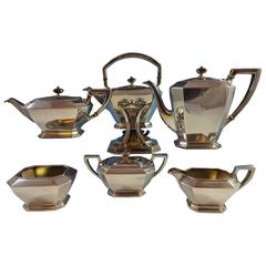 Fairfax by Durgin-Gorham Sterling Silver Tea Set of Six Pieces Hollowware