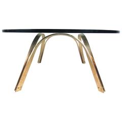 Mid-Century Modern Brass Coffee Table After Roger Sprunger for Dunbar 5
