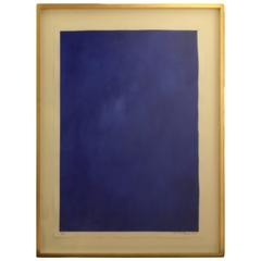 Original Framed Abstract "Yves Klein Bleu" Series by Francisco Franco