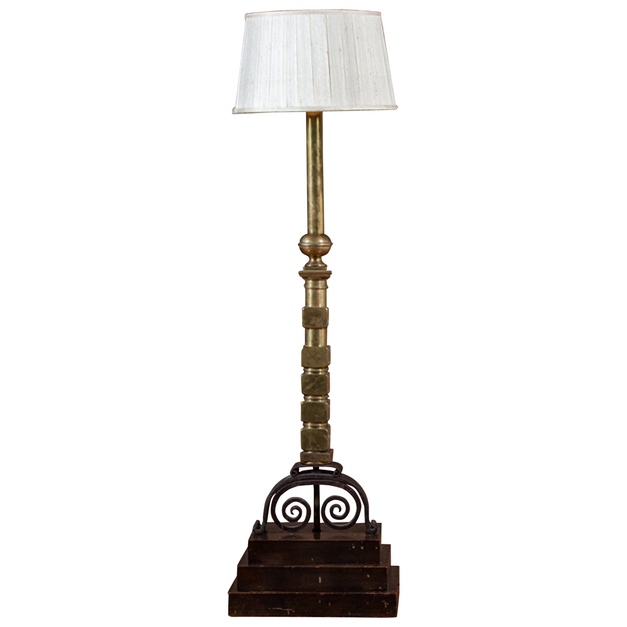 Cast Iron Floor Lamp For Sale at 1stDibs