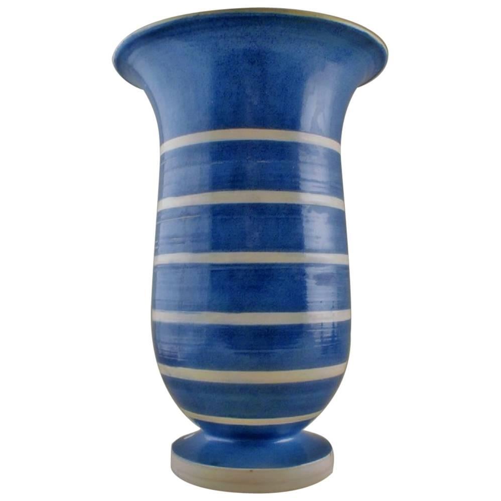 Very Large Kähler, HAK, Glazed Stoneware Vase