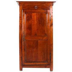 Antique French Solid Fruitwood Armoire