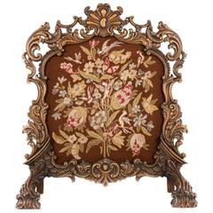 Antique Fireplace Screen C-HH