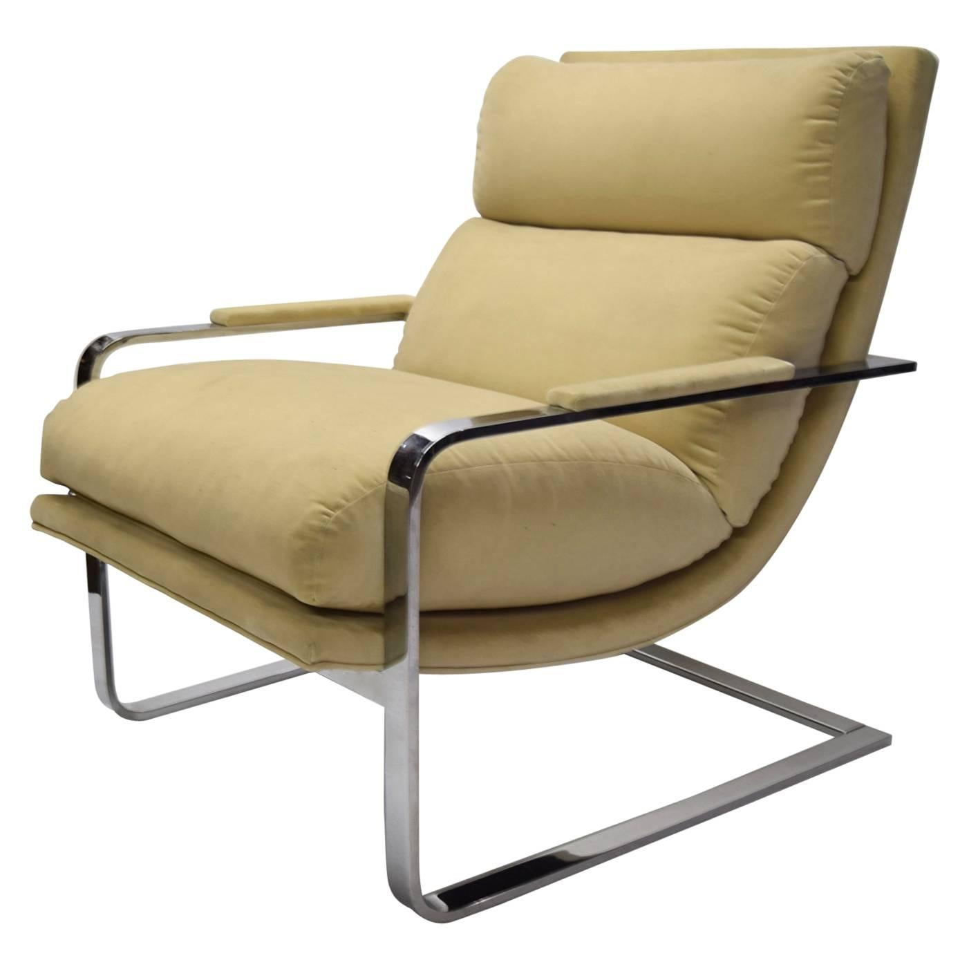 Lounge Chair by Milo Baughman for Thayer Coggin, circa 1975 Made in USA