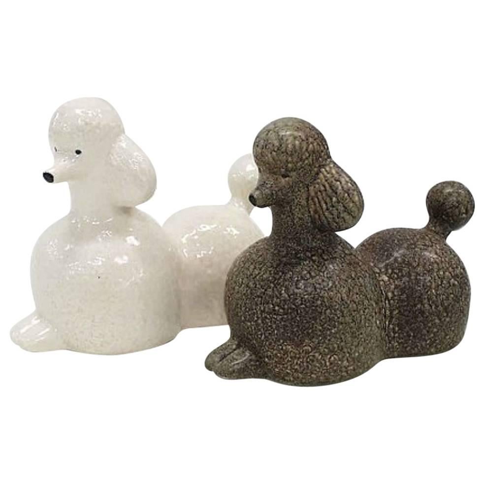 Lisa Larsson "K-Studion", White Poodle, in Perfect Condition