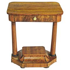 Antique Unusual Early 19th Century Biedermeier Side Table