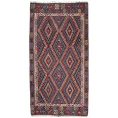 Tapis Kilim Fethiye « Bleu »