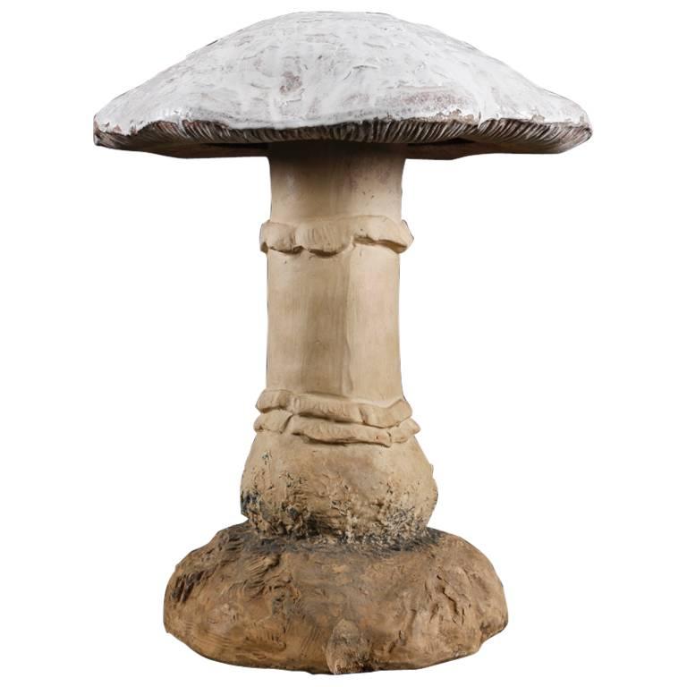 Large 19th Century Mushroom Terracotta Model by Johann Maresch, Bohemia For Sale