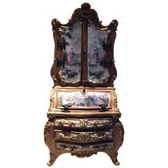 Very Rare 19th Century Porcelain Cabinet Made by Sèvres