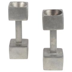 Astrid Fog a Pair of Candlesticks for Just Andersen, Denmark, 1960s