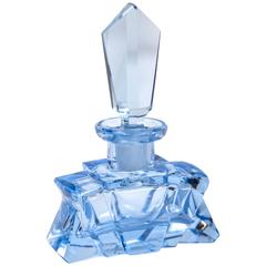 1920s Czech Crystal Perfume Bottle