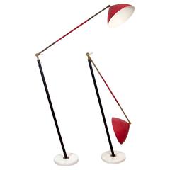 Pair of Stilux Articulating Floor Lamps 5