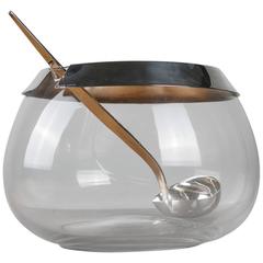 Bowl and Ladle by Lino Sabattini for Sabattini Argenteria 9