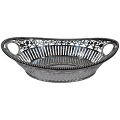 Antique Sterling Silver Bread Basket by Howard of New York