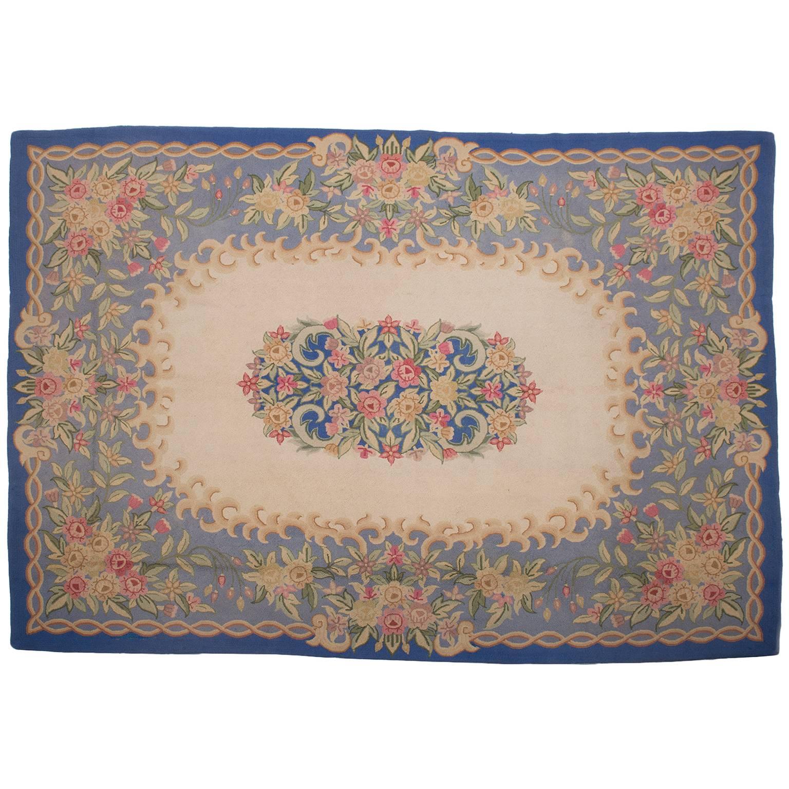   Hooked Carpet in Aubusson Style- FINAL CLEARANCE SALE