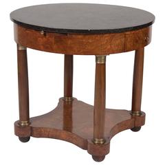 Burled Walnut Bouillotte Table 7
