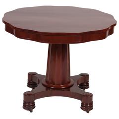 American Mahogany Empire Center Table 10