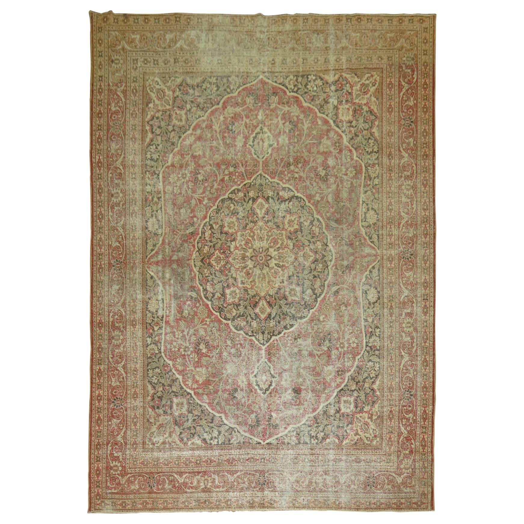 Persischer Täbris-Teppich im Shabby-Chic-Stil