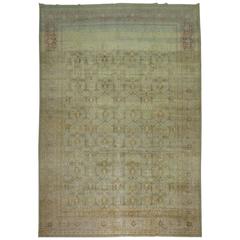 Antique Persian Isfahan Carpet 7