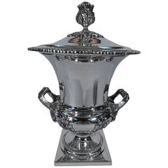 Traditional English Sterling Silver Covered Trophy Cup