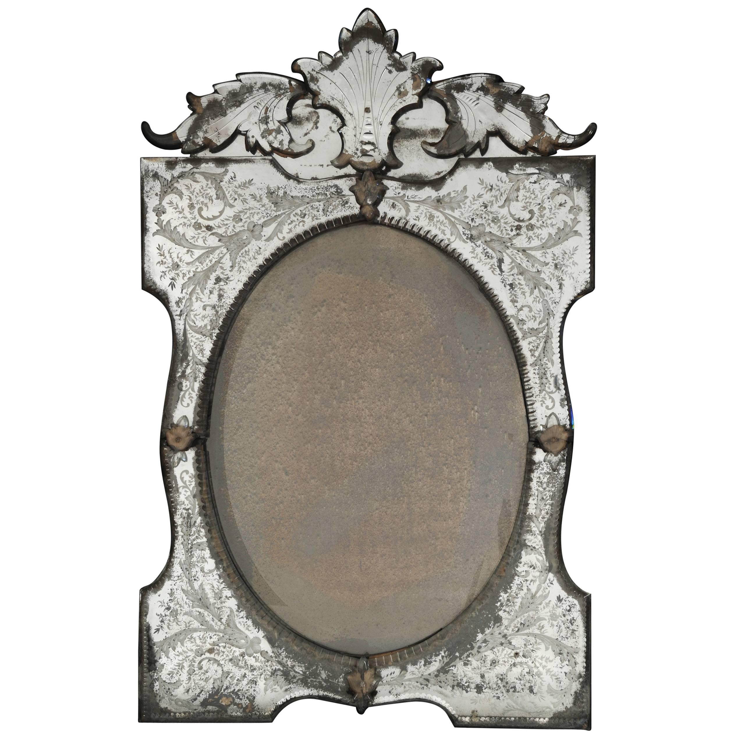 Venetian 19th Century Mirror
