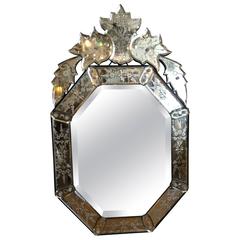 Fancy Vintage Venetian Mirror