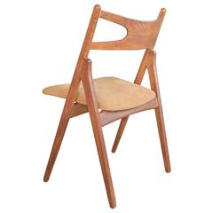 Early Sawbuck Chair by Hans J. Wegner, circa 1950