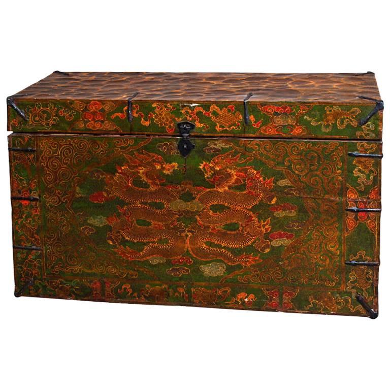 Painted Tibetan Trunk