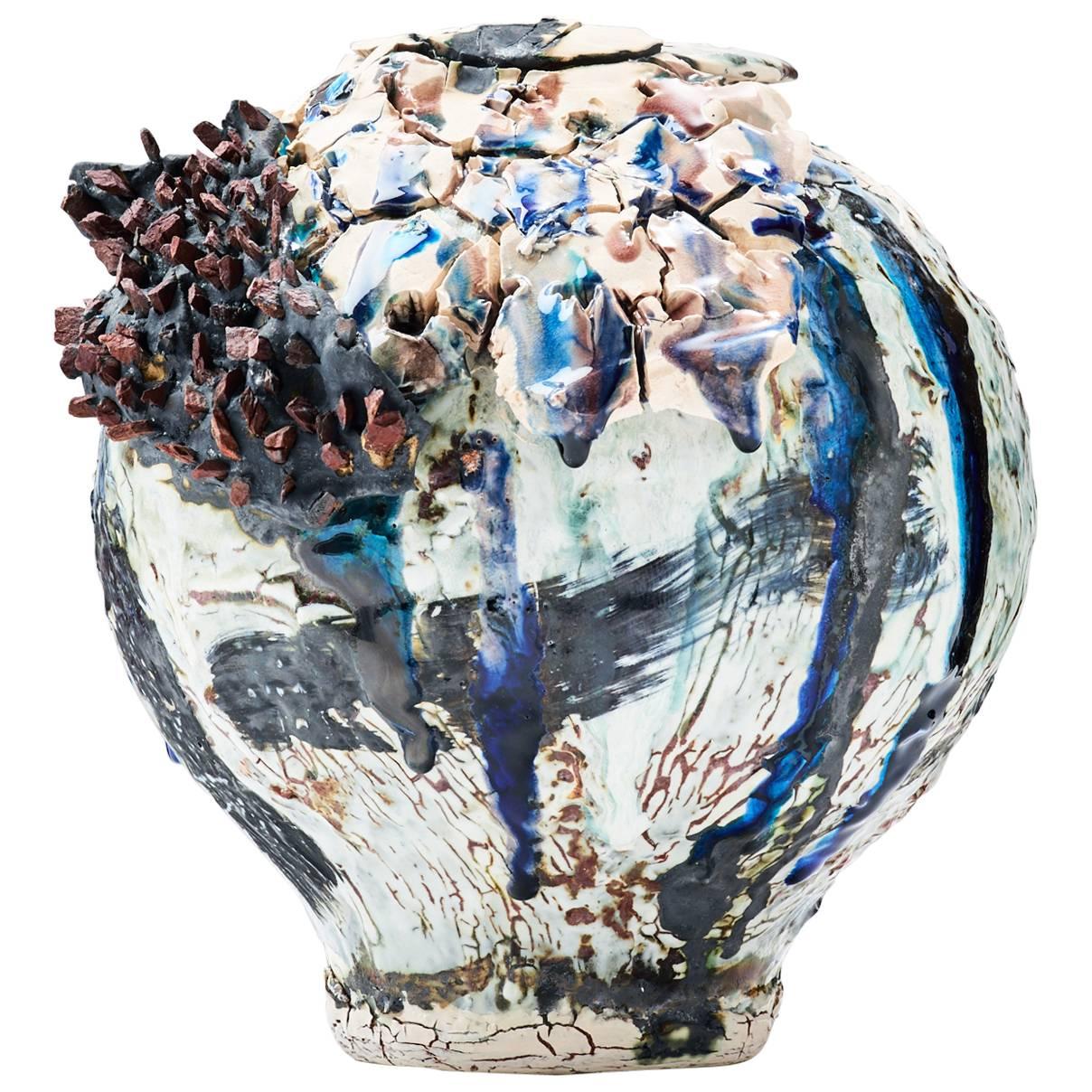 "Allergen" Contemporary Porcelain Vessel by Gareth Mason