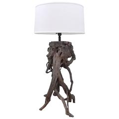 Vintage Driftwood Lamp 6