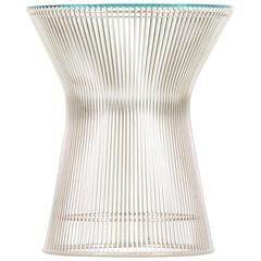 Warren Platner Nickel Side Table for Knoll