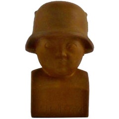 Rare Arno Malinowski Child Soldier in Terracotta, 1944