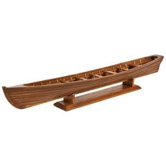 Antique Canoe Model