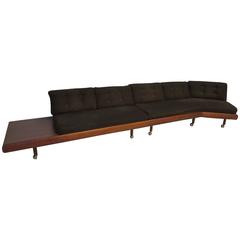 Unusual Two-Piece Adrian Pearsall Sofa Sectional Boomerang Mid-Century Modern