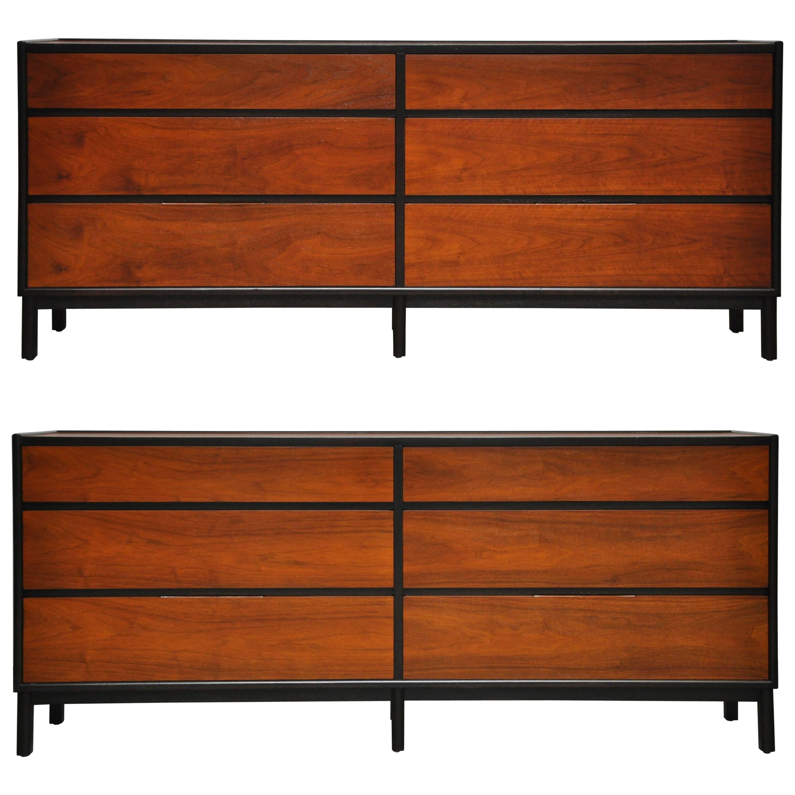 Pair of Dunbar Six-Drawer Dressers by Edward Wormley