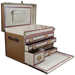 1900s Commod French Trunk with Trays