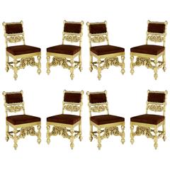 Set of Eight Early Victorian Chairs