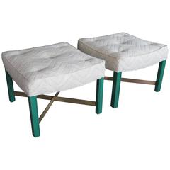 Pair of Paul Laszlo Ottomans 8