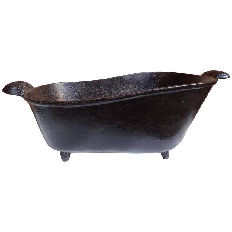 small cast iron bath