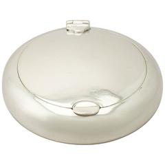 Sterling Silver Tobacco Box, Antique George V 12