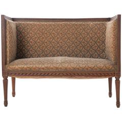 French Late 18th Century Louis XVI Walnut Settee