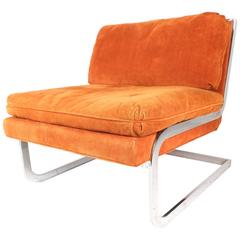 Mid-Century Modern Cantilever Slipper Chair after Milo Baughman 8
