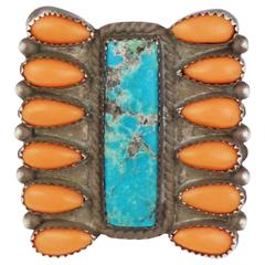 Vintage Navajo Turquoise Ring, circa 1930
