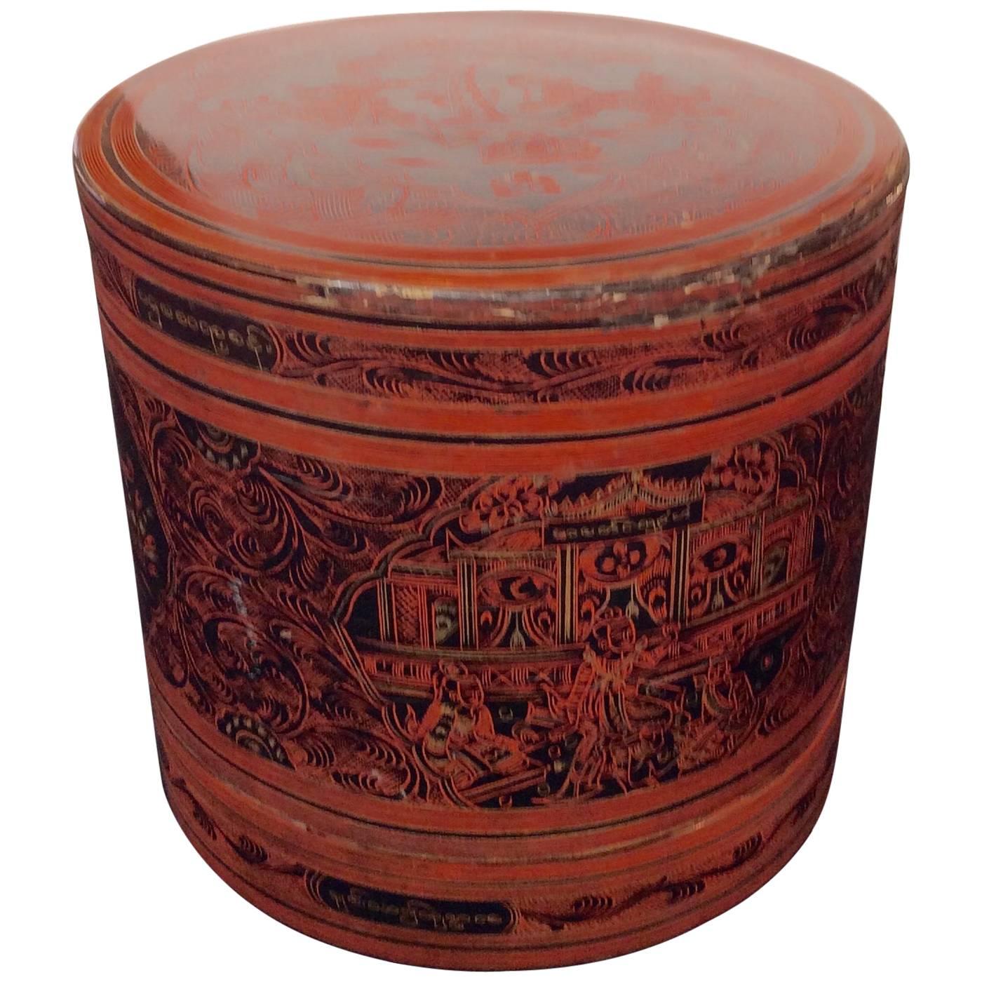 19th Century Burmese Food Container