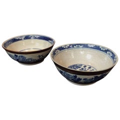 19th Century Blue and White Chinese Bowl