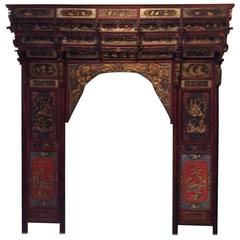 Antique Qing Dynasty Chinese Wedding Bed